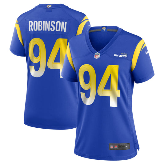 A'Shawn Robinson Los Angeles Rams Nike Women's Game Jersey - Royal